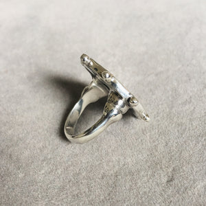 Krone Silver Coin Ring