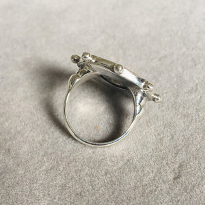 Krone Silver Coin Ring