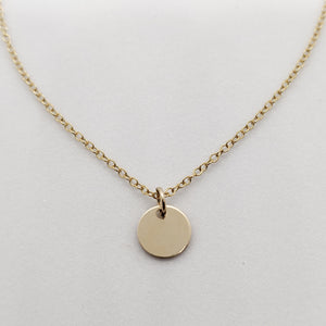 Gold Personalised Pendant Necklace