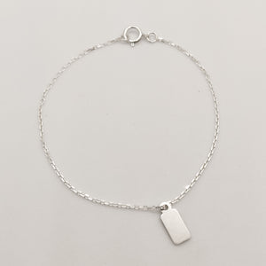 Amara Silver Personalised Bracelet