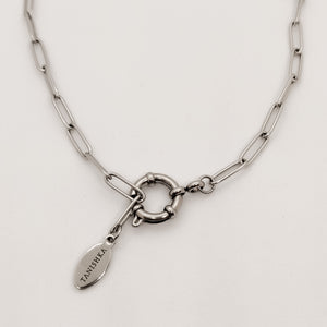 Convertible Elina Paperclip Statement Necklace & Bracelet