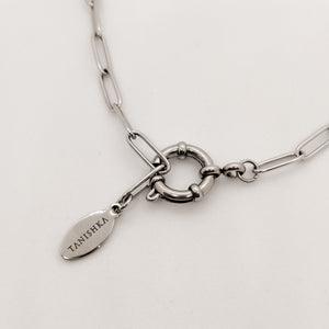 Convertible Elina Paperclip Statement Necklace & Bracelet