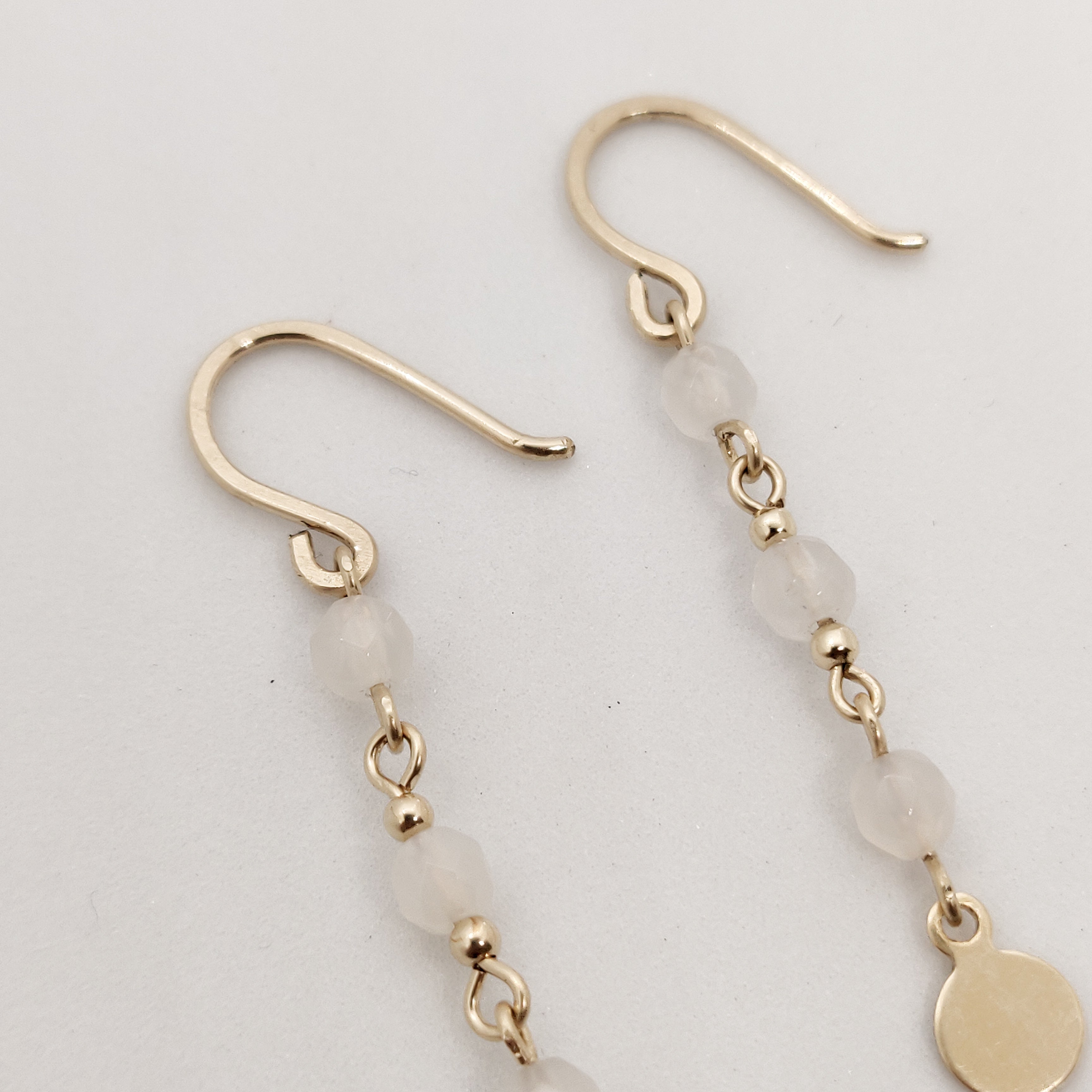 Delicate Agate Dew Drop Earrings