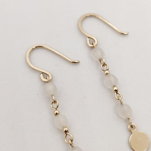 Delicate Agate Dew Drop Earrings