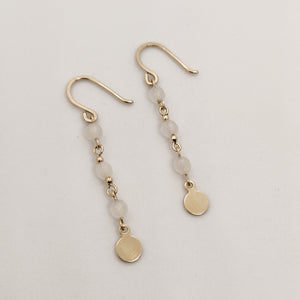Delicate Agate Dew Drop Earrings