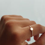 Basic Dot Silver Ring
