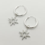 Riana Pave Chunky Star Hoops