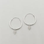 Classic Custom Stone Hoops