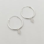 Classic Custom Stone Hoops