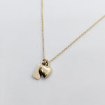 Maya Puffy Heart Personalised Necklace