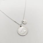 Signature Personalised Threepence Coin Necklace