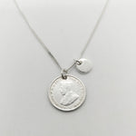 Signature Personalised Threepence Coin Necklace