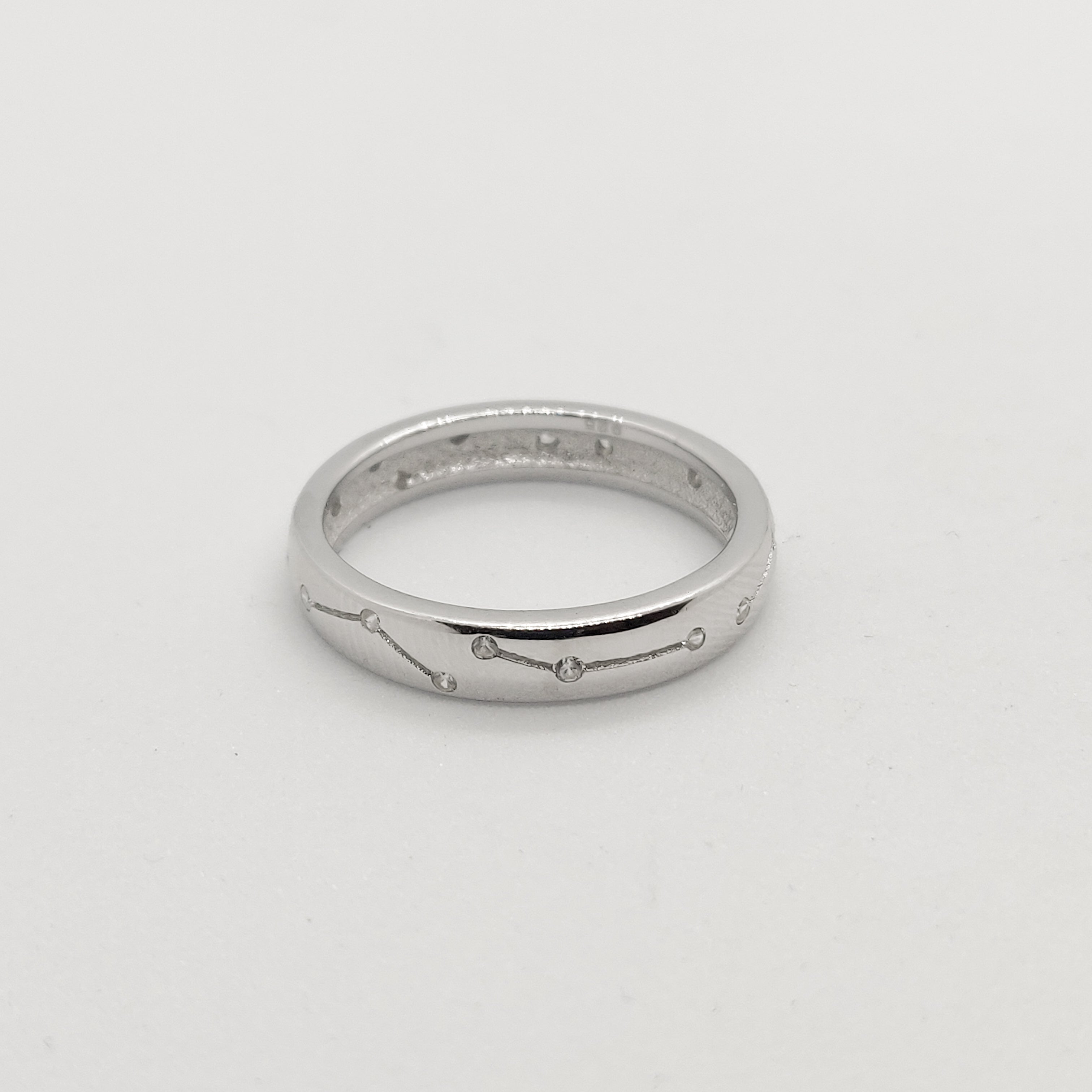 Constellation Silver Band Ring