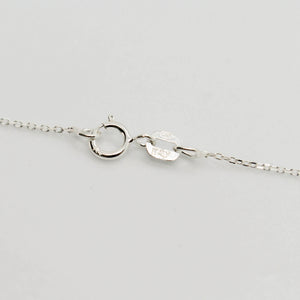 Fleur De Lis Silver Necklace