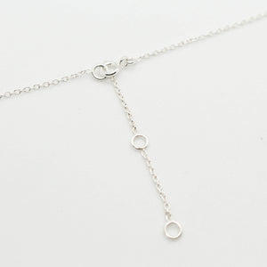 Dew Droplets Silver Necklace